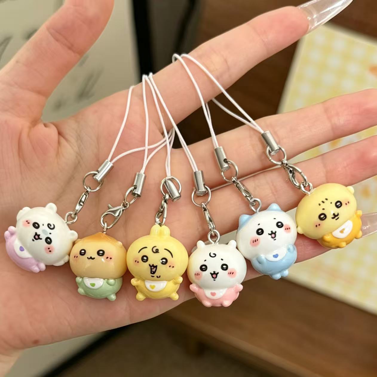 Resin Art Keychain - Kawaii Tiny Resin Pendant Cute Baby