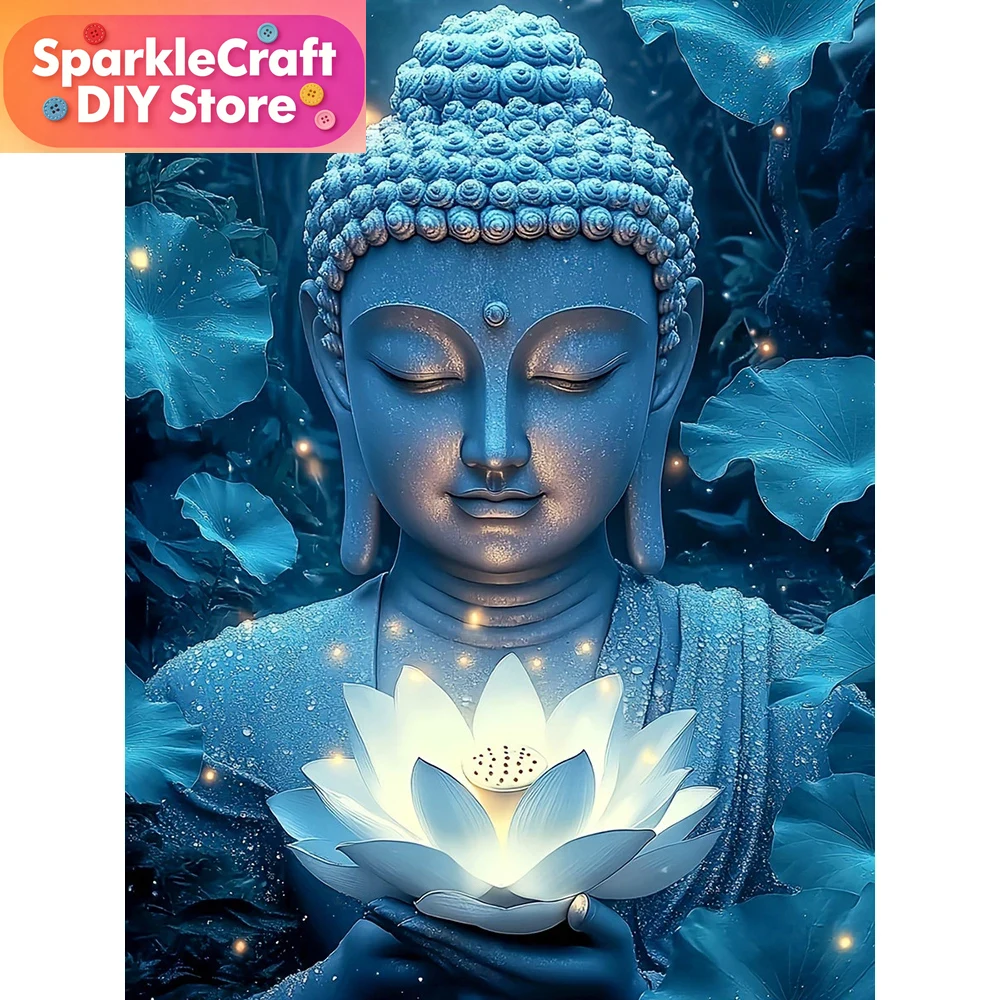 Resin Art On Wall - 1PC frameless Diamond Mosaic Religious Figures