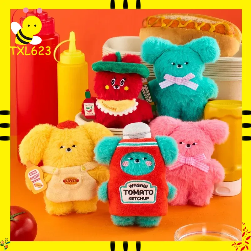 Resin Art Keychain - Wasabi Bear Flavor Fusion Mini Sauce