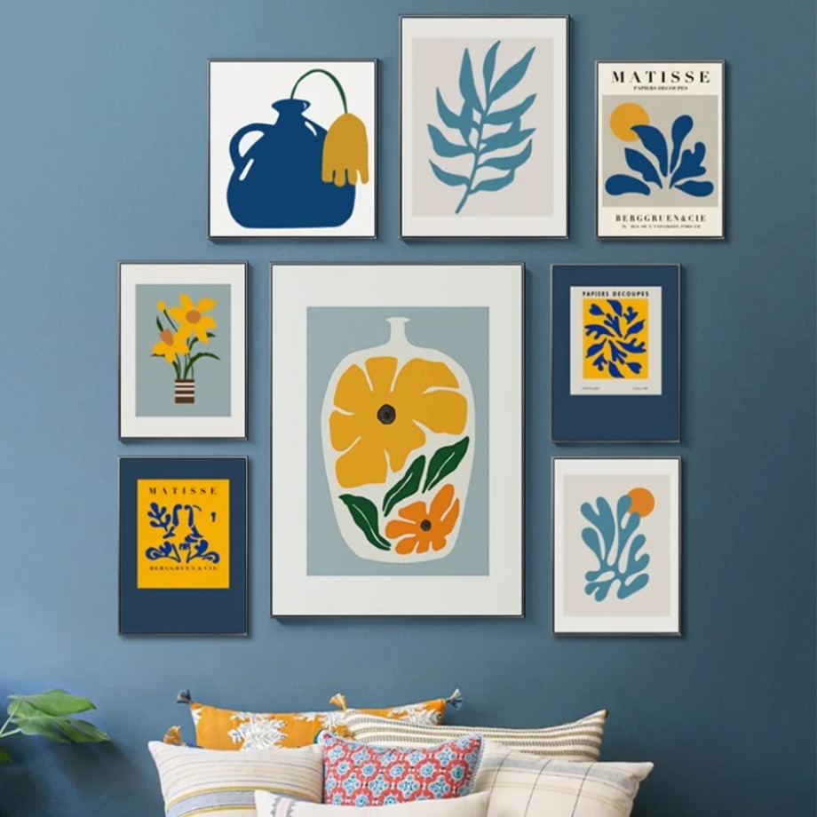 Resin Art On Wall - Henri Matisse Picasso Posters Prints Flower