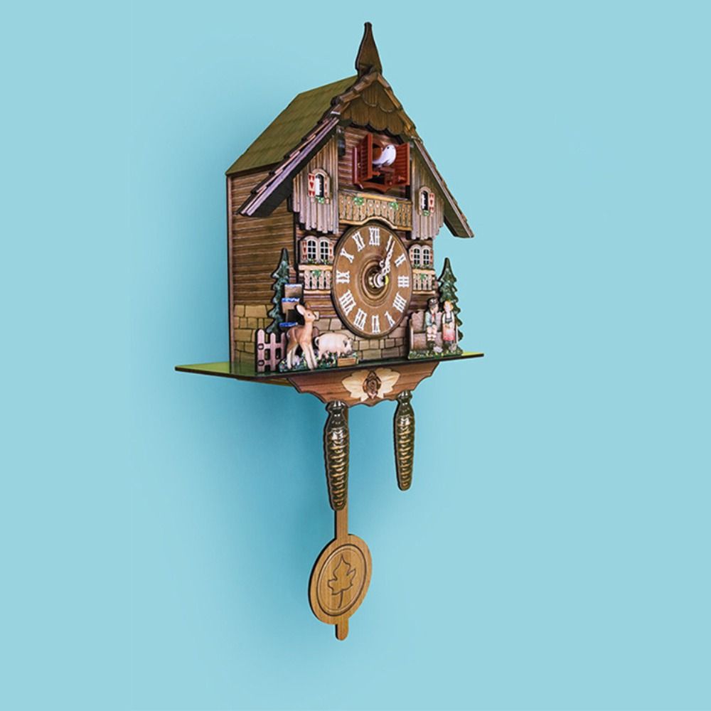 Resin Art Watch - Clock Wall Wooden Wood Pendulum Vintage