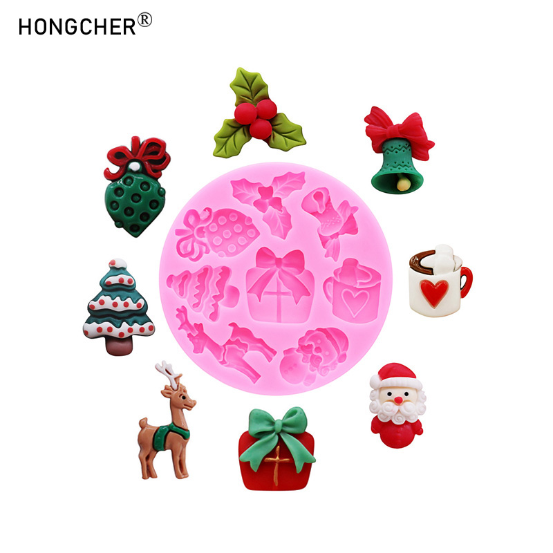Resin Art Guide - Christmas Series Bells Christmas Tree Snowman
