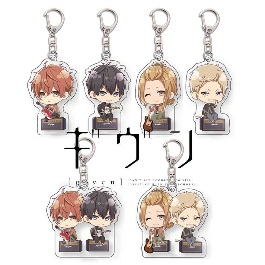 Resin Art Keychain - Given Acrylic Keychain Bag Charms Pendant