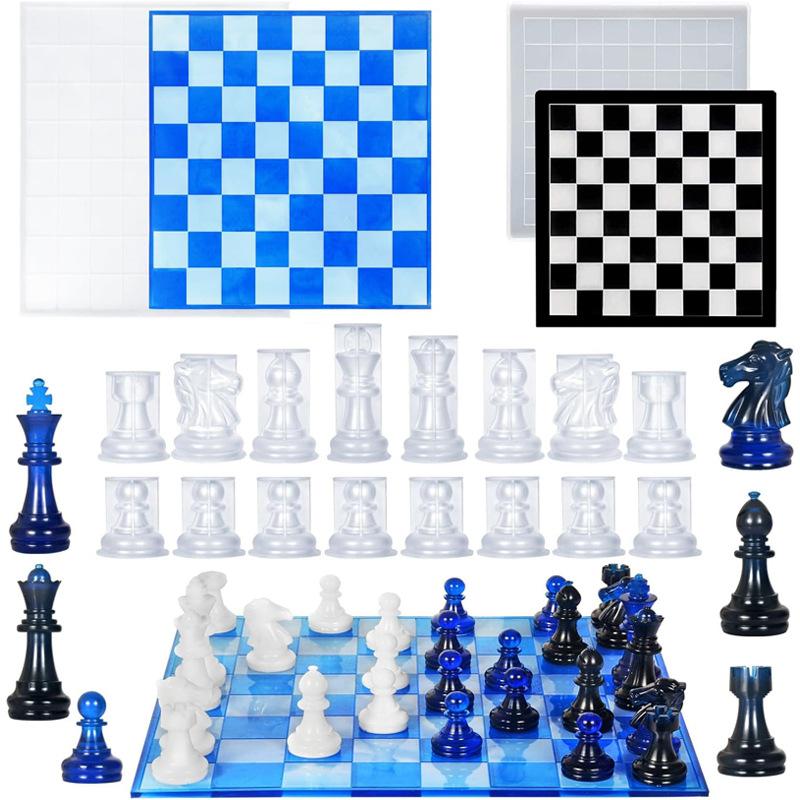 Resin Chess Set Mold With Ches - Resin Art Guide review and price