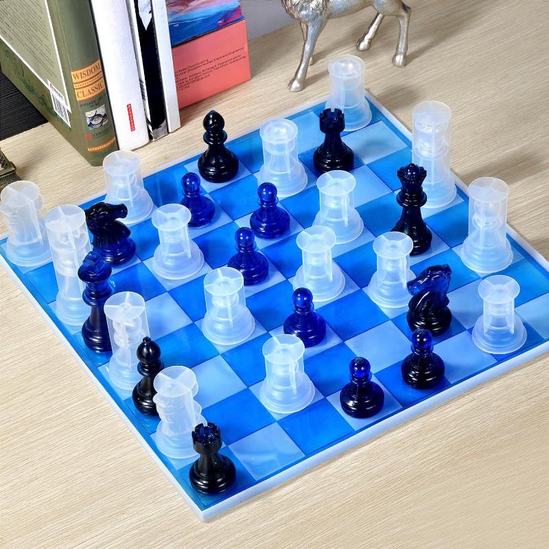 Resin Chess Set Mold With Ches - Resin Art Guide review and price