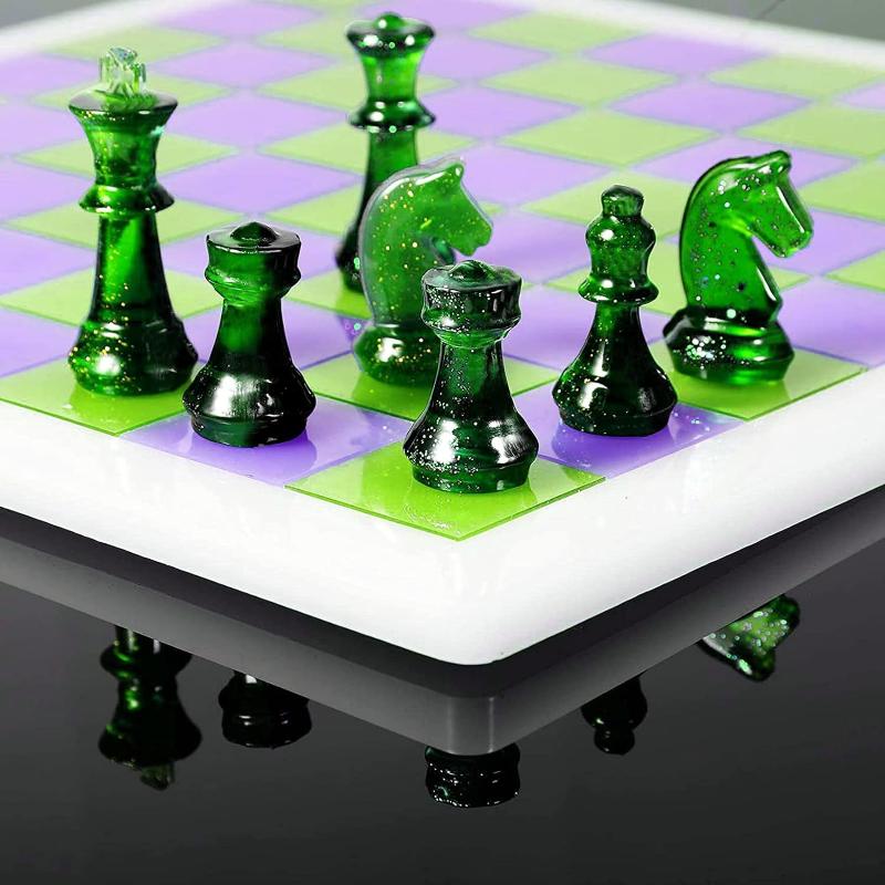 Resin Chess Set Mold With Ches - Resin Art Guide review and price