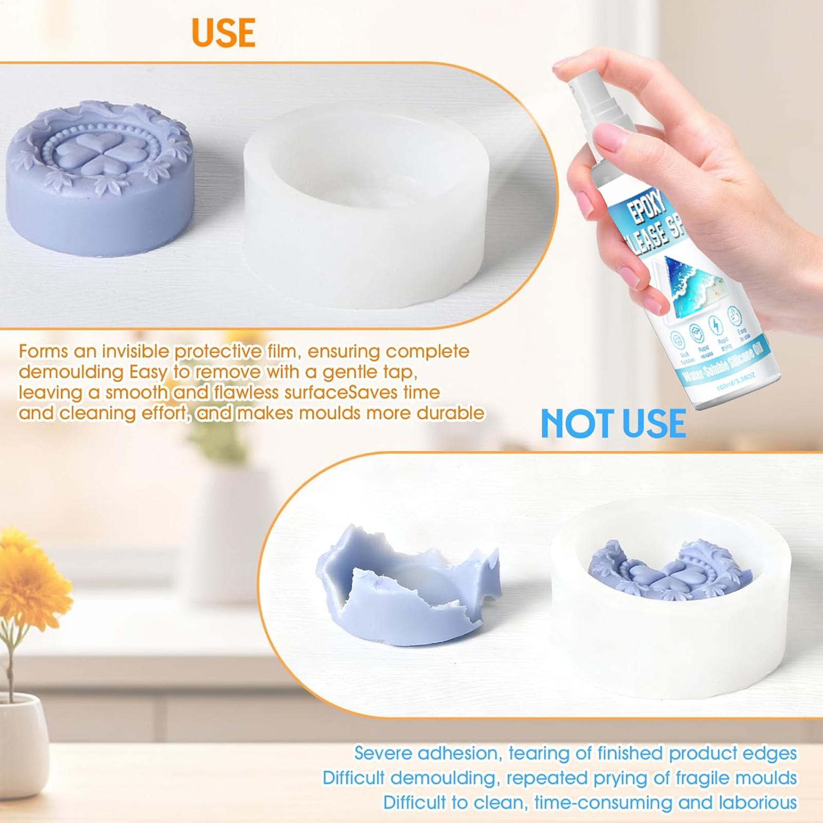100ml Silicone Release Spray E - Resin Art Guide review and price