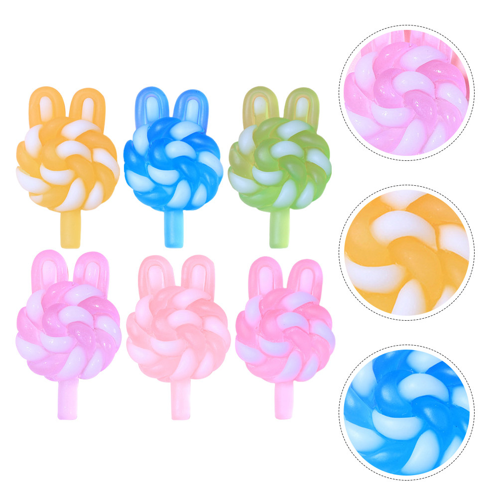 24Pcs Cute Cartoon Lollipop Ch - Resin Art Keychain review and price