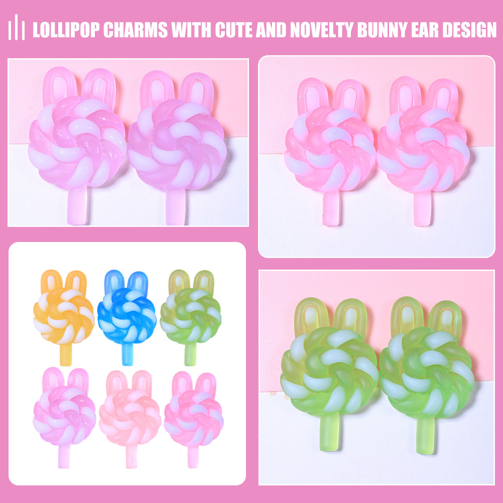 24Pcs Cute Cartoon Lollipop Ch - Resin Art Keychain review and price