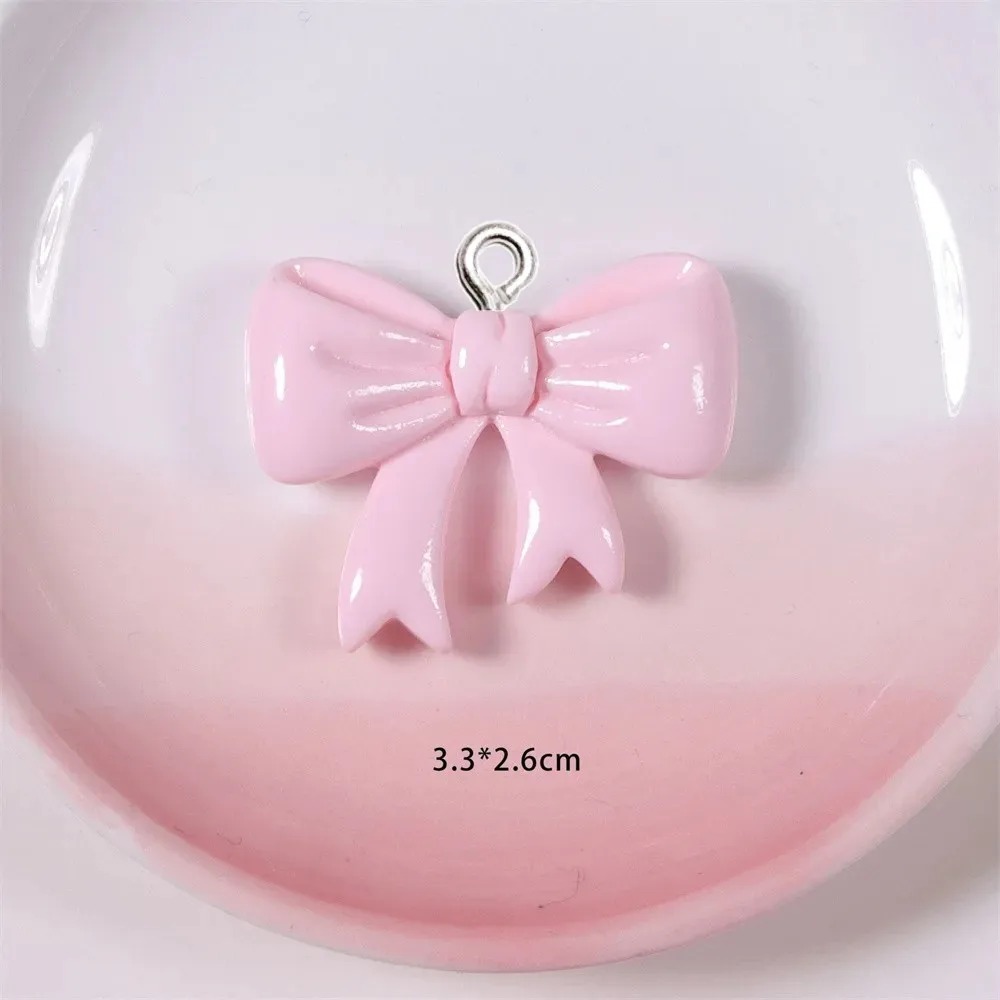 10 Pieces Candy Color Bow Resi - Resin Art Keychain review and price