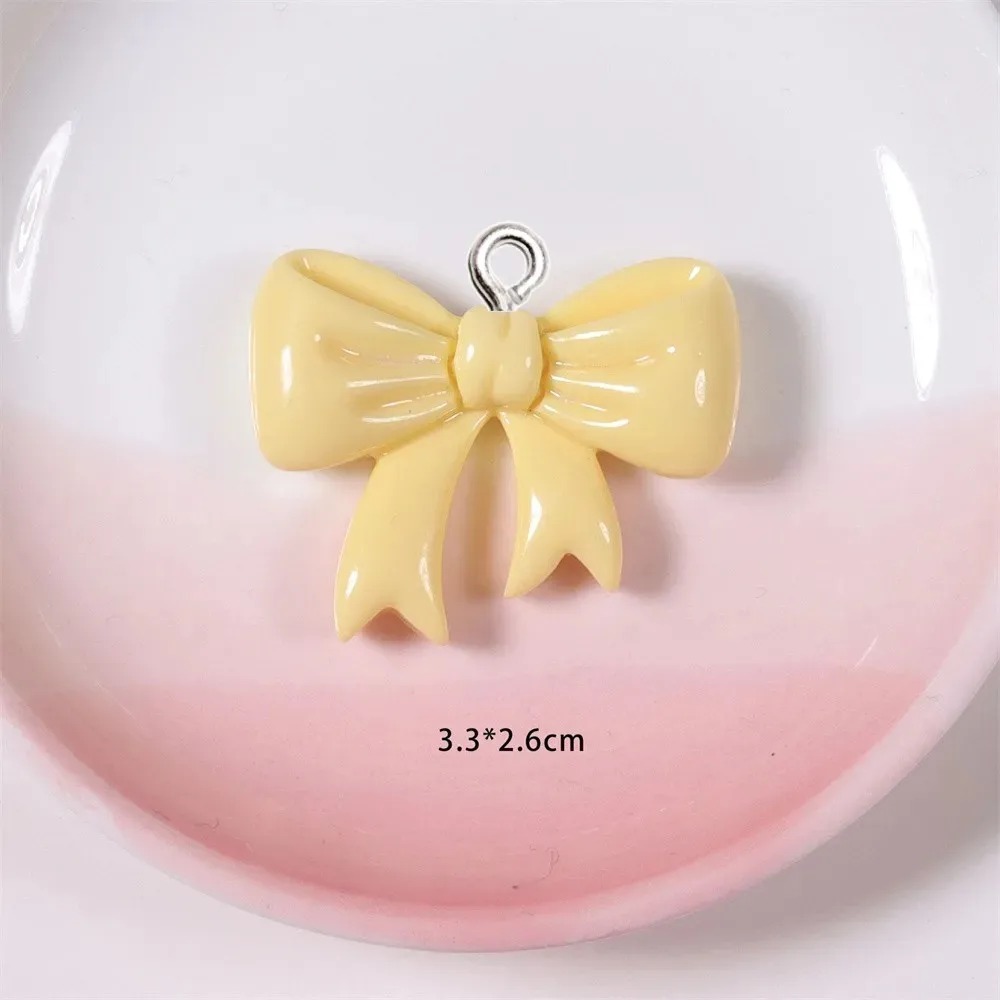 10 Pieces Candy Color Bow Resi - Resin Art Keychain review and price