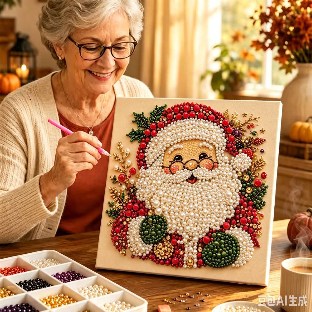 5D Christmas Pearl Diamond Pa - Resin Art For Beginner review and price