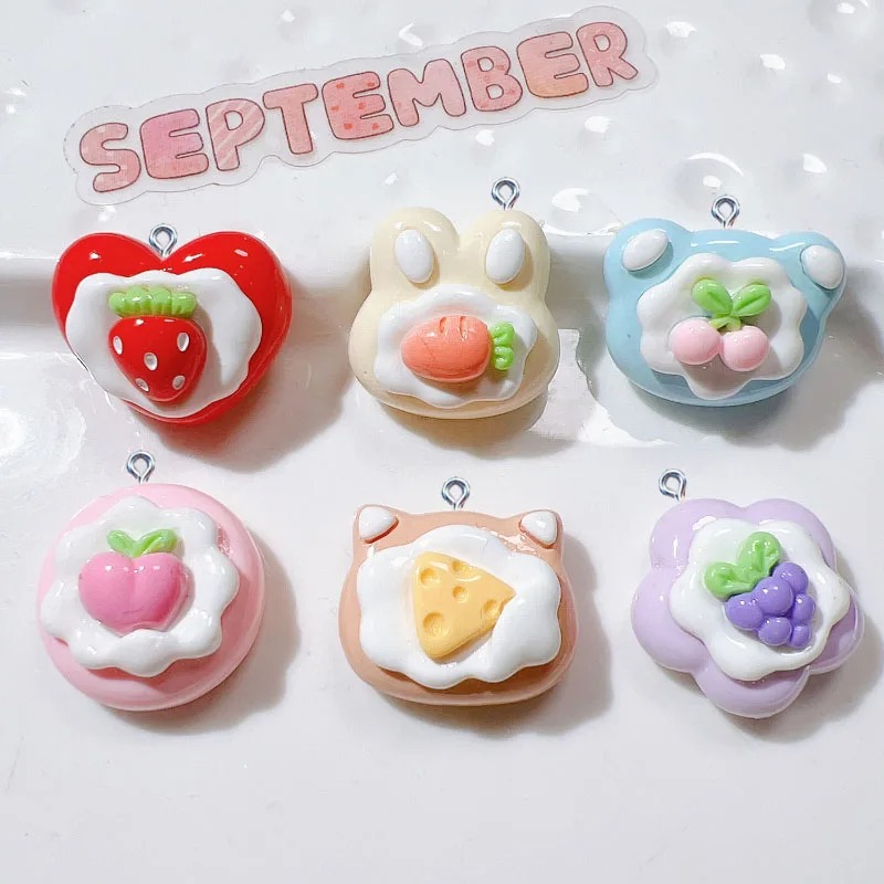 10Pcs Simulation Cute Fruit Ca - Resin Art Bracelet review and price