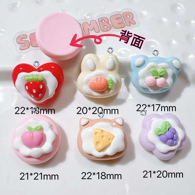 10Pcs Simulation Cute Fruit Ca - Resin Art Bracelet review and price