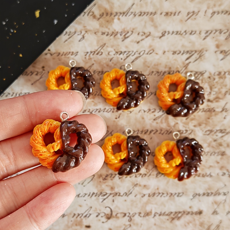 6Pcs Simulation Heart Chocolat - Resin Art Bracelet review and price
