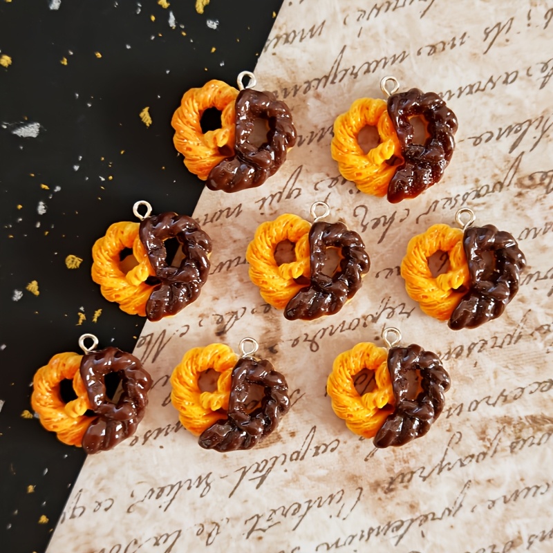 6Pcs Simulation Heart Chocolat - Resin Art Bracelet review and price