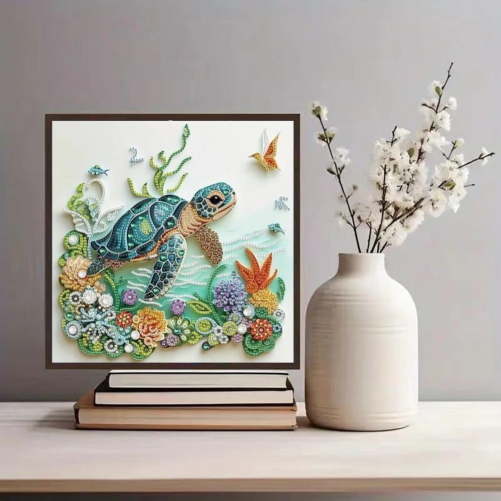 Sea Turtle Animal Diamond Pain - Resin Art For Beginner review and price