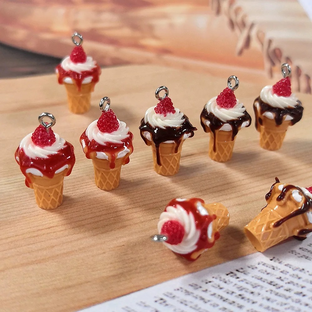 10Pcs 3D Mini Simulated Strawb - Resin Art Bracelet review and price