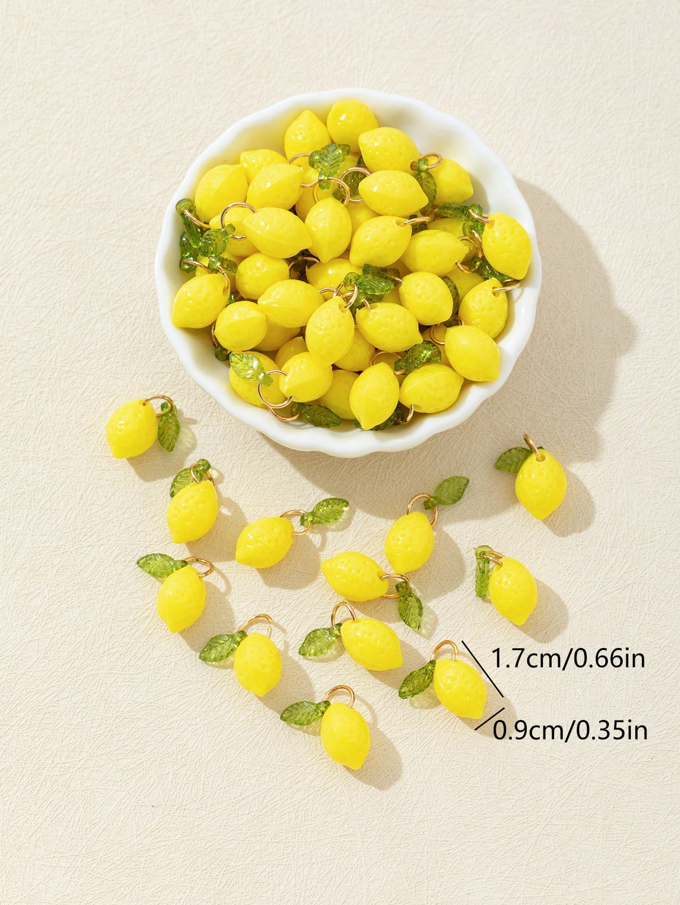 10Pcs 3D Lemon Resin Charms Pe - Resin Art Bracelet review and price