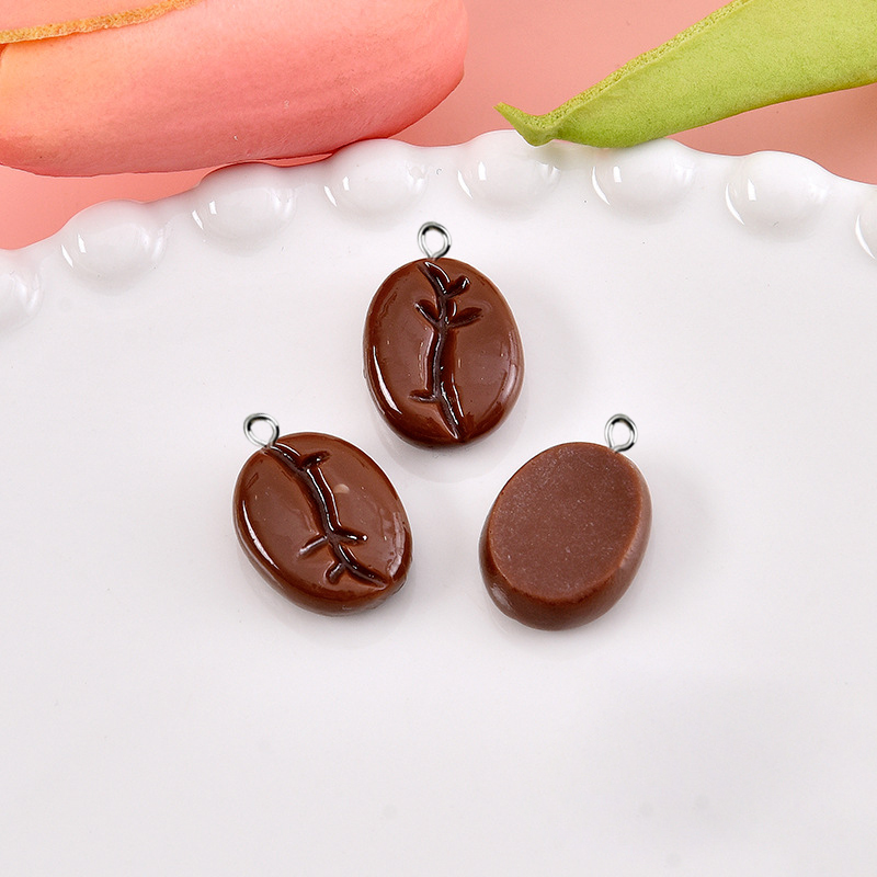 10pcs Coffee Beans Resin Penda - Resin Art Bracelet review and price