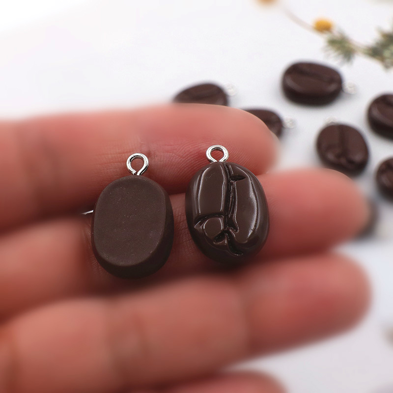 10pcs Coffee Beans Resin Penda - Resin Art Bracelet review and price