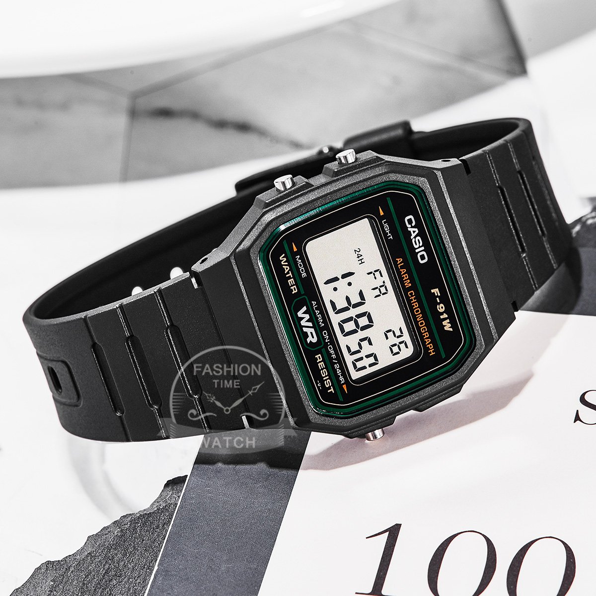 Casio men watch top luxur set  - Resin Art Watch review and price