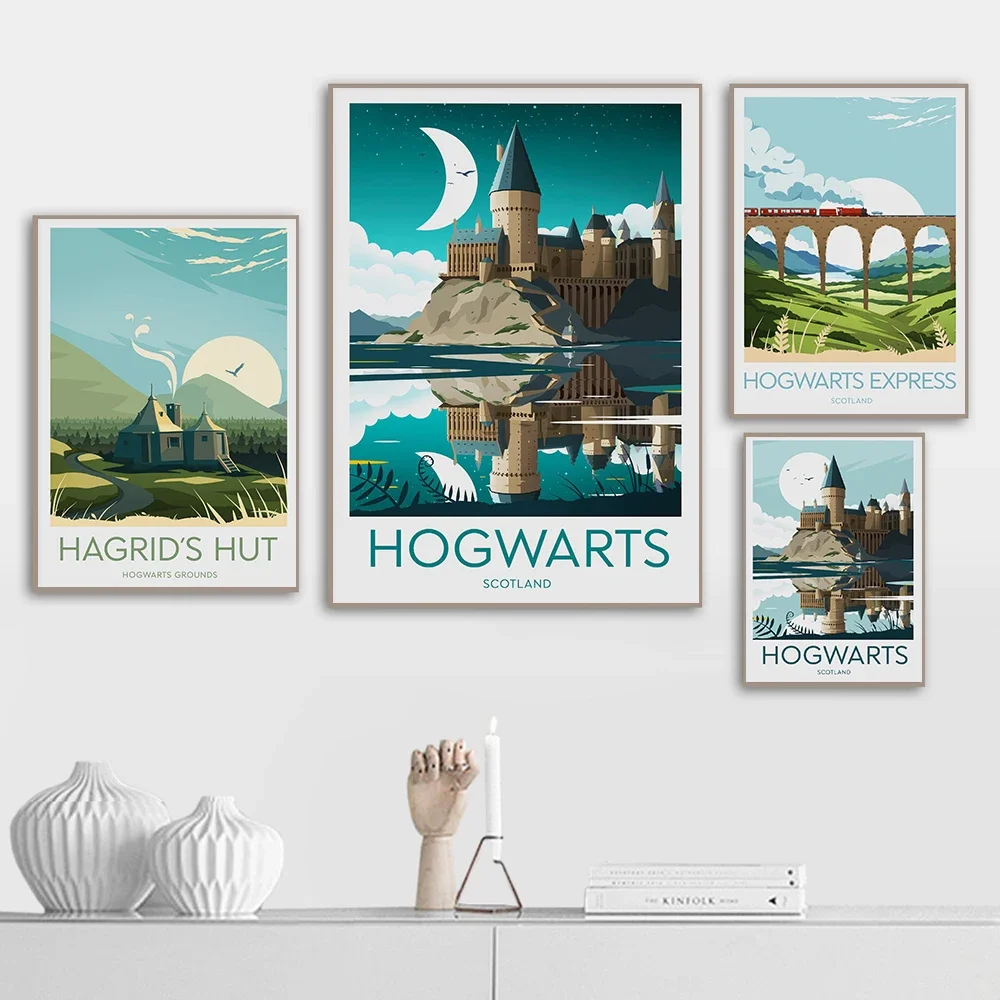 Film Aesthetics Wall Art Hogwa - Resin Art On Wall review and price