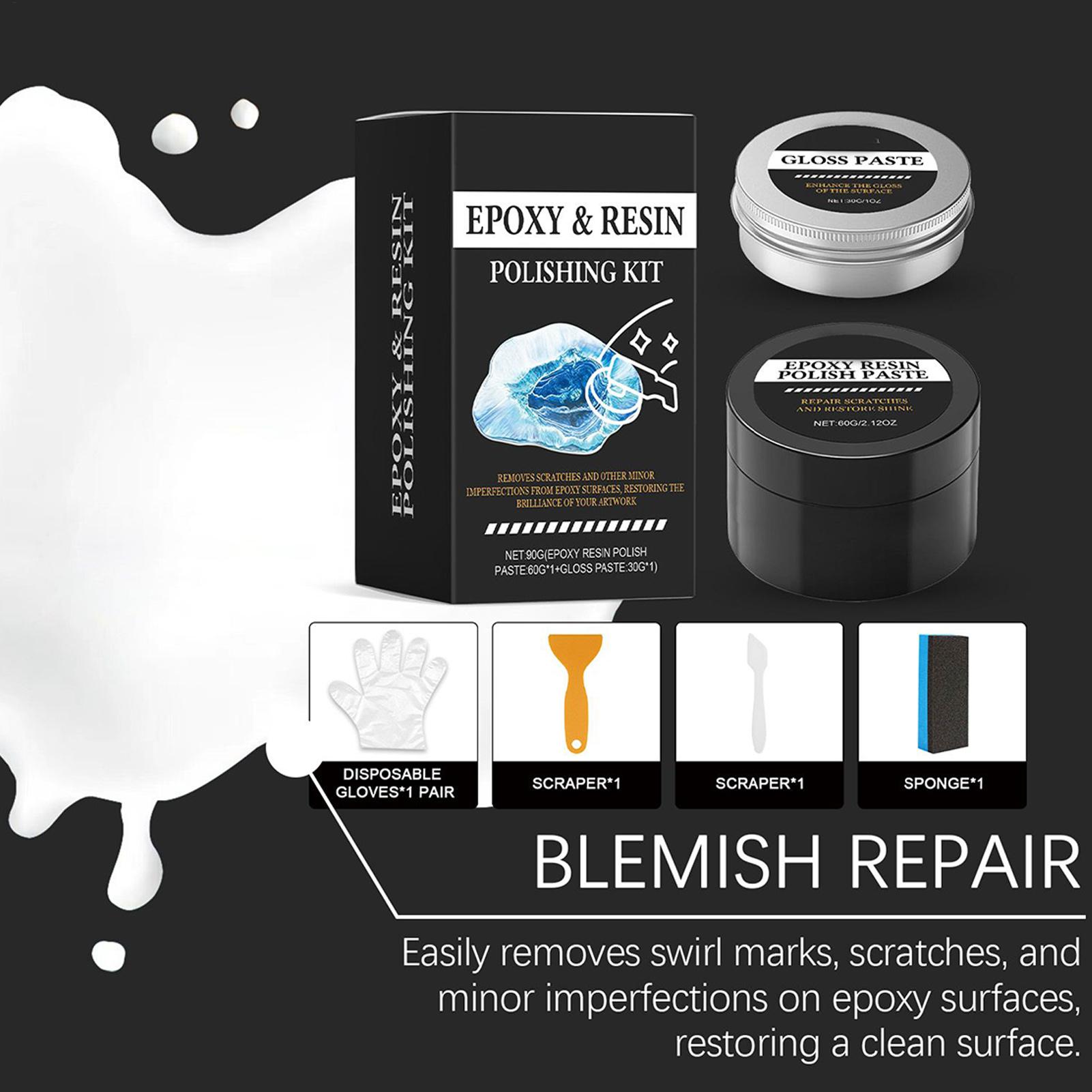 Epoxy Resin Polishing Kit - Cr - Resin Art For Beginner review and price
