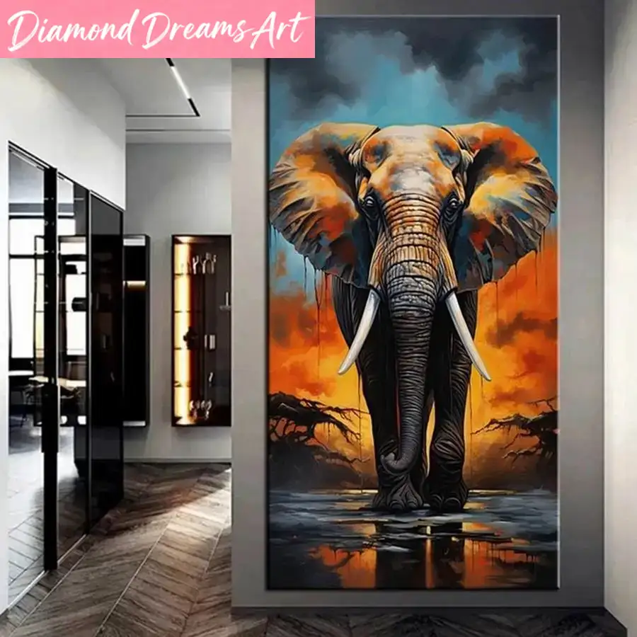Frameless,Diy Mosaic Art Wild  - Resin Art Images review and price