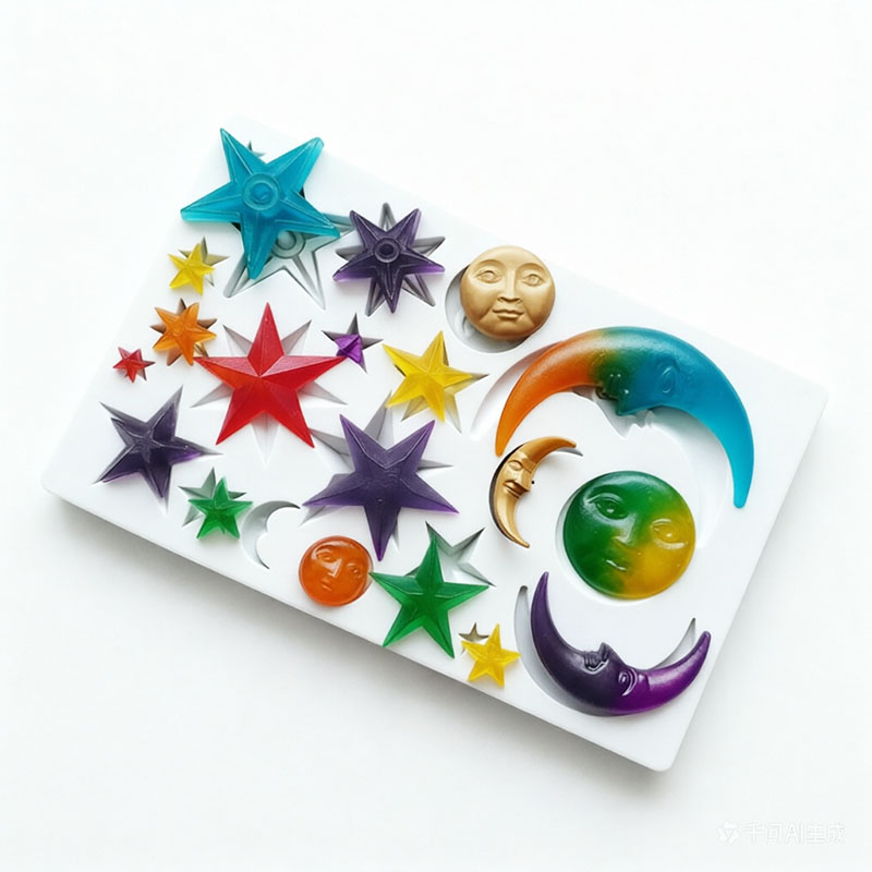 Sun Face Moon Stars Polymer Cl - Resin Art Guide review and price