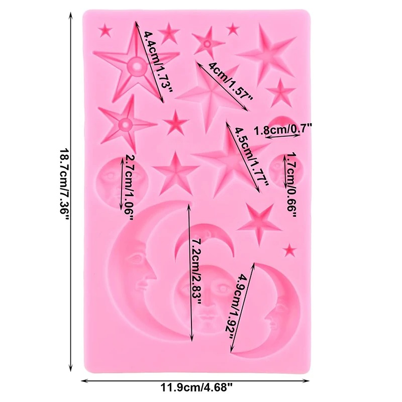 Sun Face Moon Stars Polymer Cl - Resin Art Guide review and price