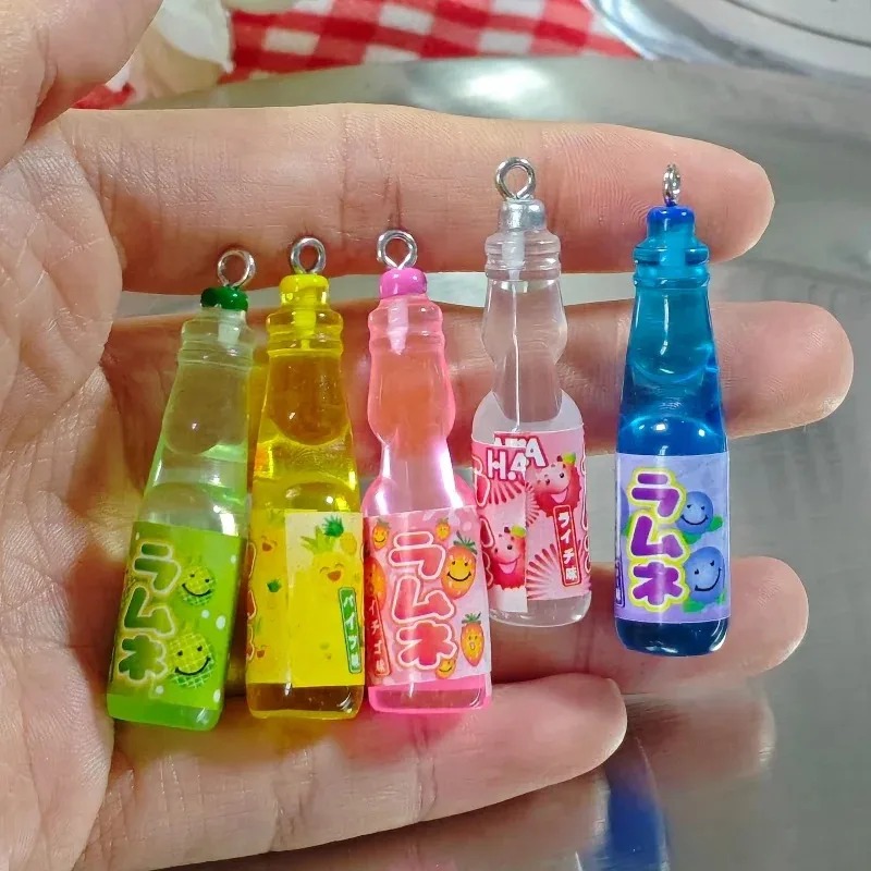 10Pcs Tiny Soda Bottle Resin C - Resin Art Keychain review and price
