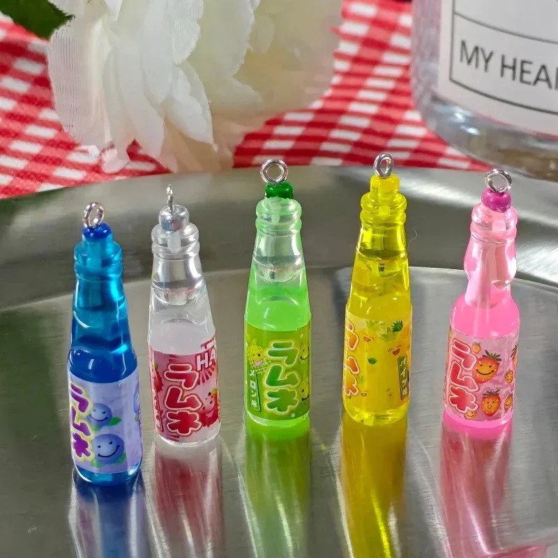 10Pcs Tiny Soda Bottle Resin C - Resin Art Keychain review and price