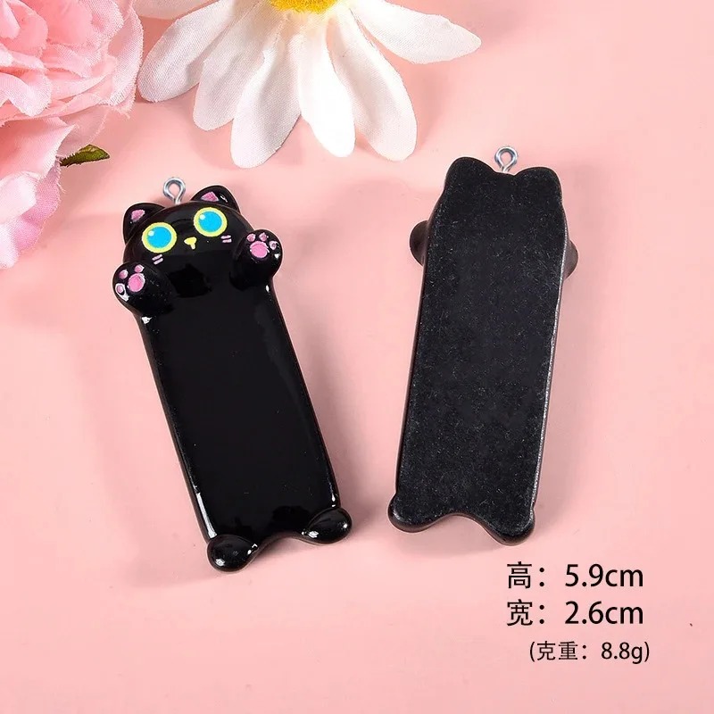 5pcs Lovely Cartoon Cat Resin  - Resin Art Keychain review and price