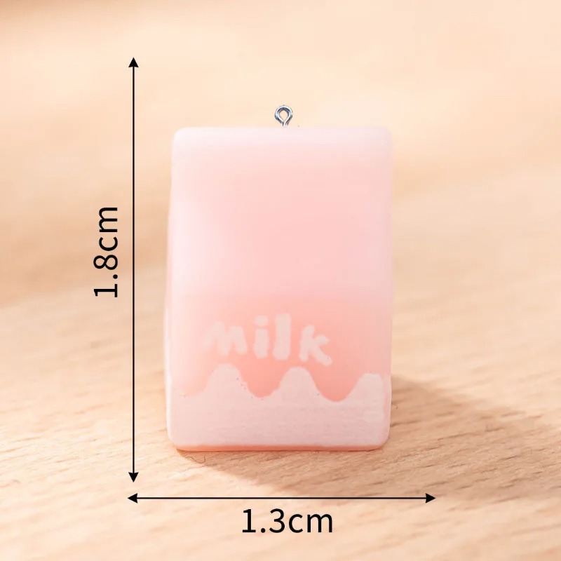 10Pcs Mini Milk Bottle Resin C - Resin Art Bracelet review and price