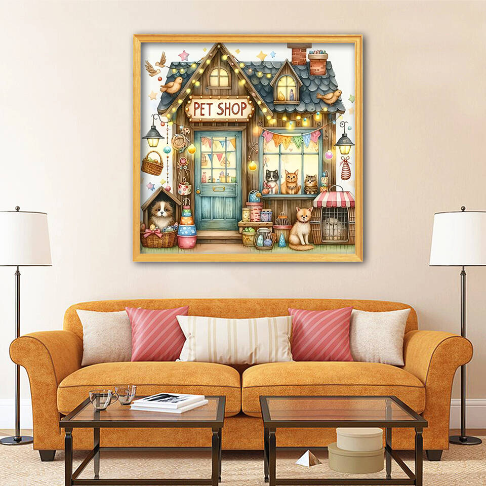 1pc frameless  5D Diamond Pain - Resin Art On Wall review and price
