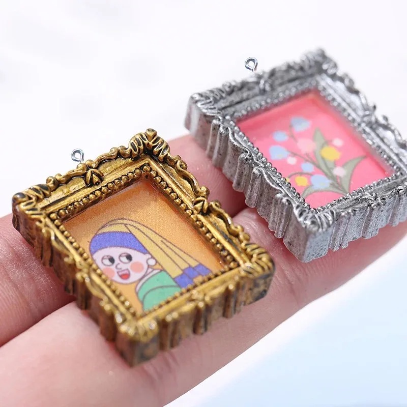10Pcs Flatback Cabochon Vintag - Resin Art Bracelet review and price