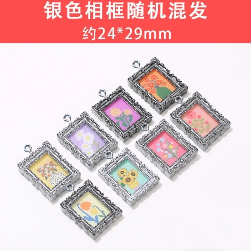 10Pcs Flatback Cabochon Vintag - Resin Art Bracelet review and price
