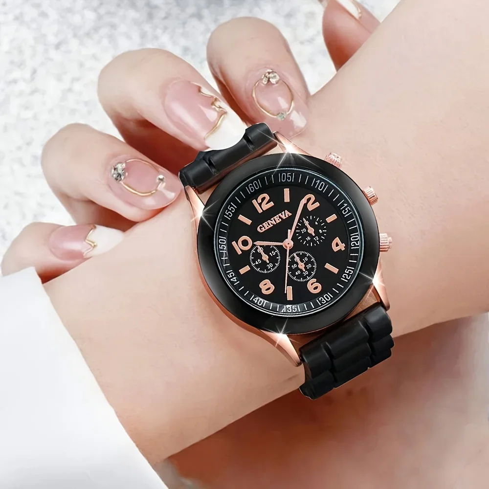 2Pcs Luxury Women's Watch Set  - Resin Art Watch review and price