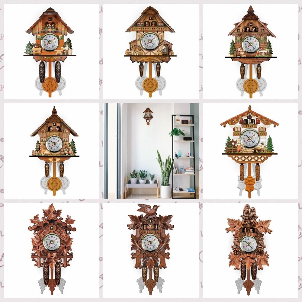Clock Wall Wooden Wood Pendulu - Resin Art Watch review and price