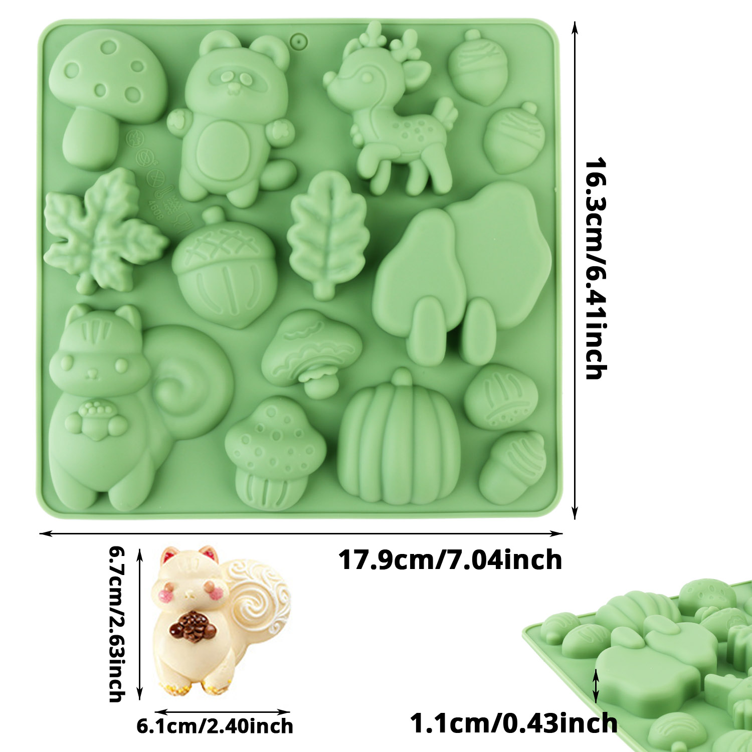1 Silicone Cake Mold in the Sh - Resin Art Guide review and price