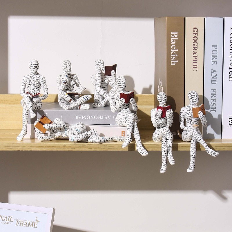 1pc Mini Reading Female Image  - Resin Art Images review and price