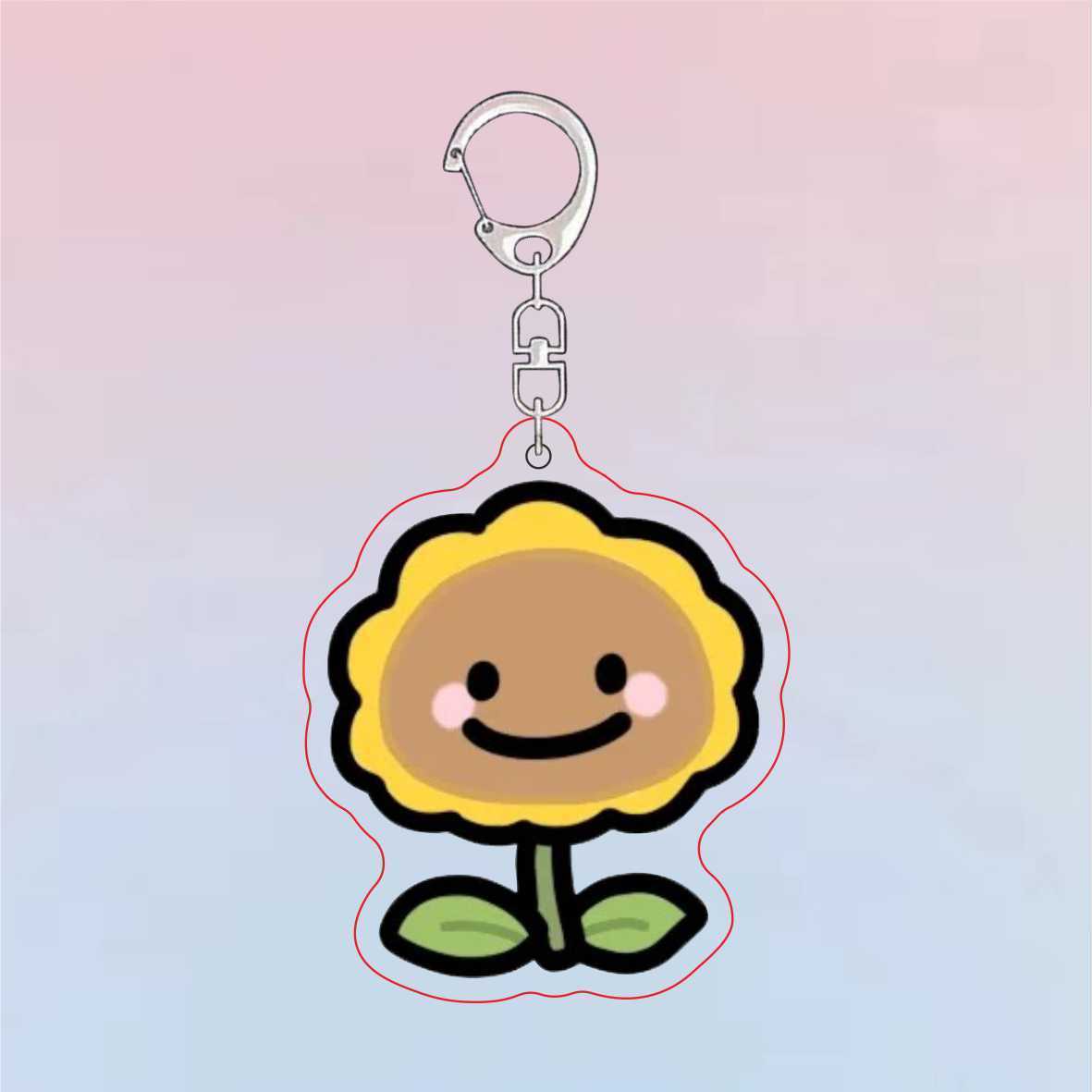 Plants Vs Zombies Acrylic Cute - Resin Art Keychain review and price