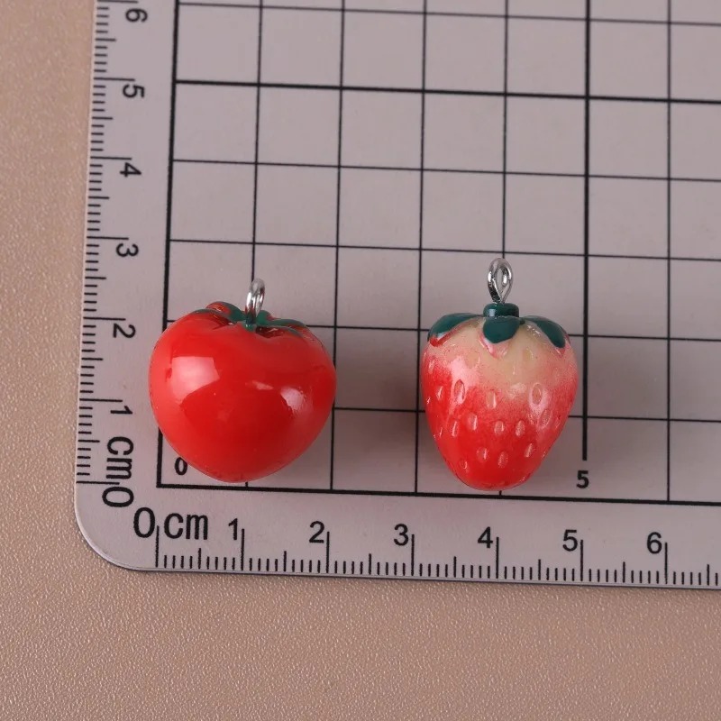 10 Pieces Realistic 3D Strawbe - Resin Art Bracelet review and price