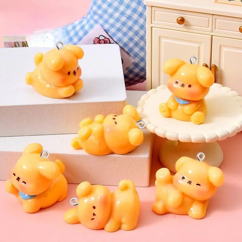 10Pcs Cute Cartoon Dog Acrylic - Resin Art Keychain review and price
