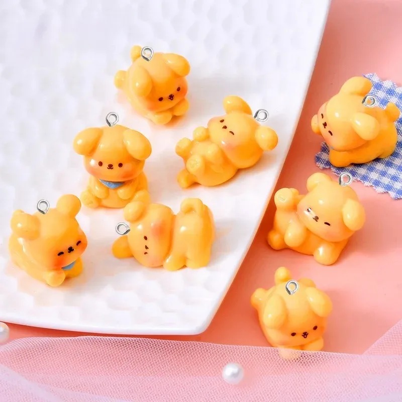 10Pcs Cute Cartoon Dog Acrylic - Resin Art Keychain review and price